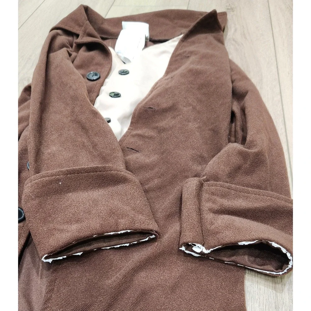 California Costumes Kids L Colonial Brown Tailcoat Attached Vest Hamilton Style